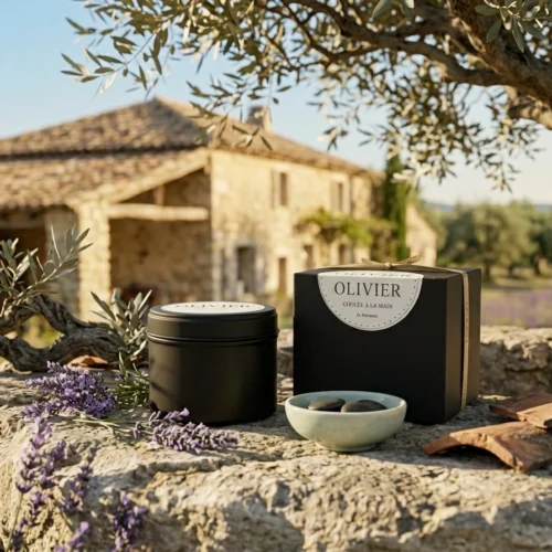 bougie végétale & parfumée "senteur du sud" amandier (copie)