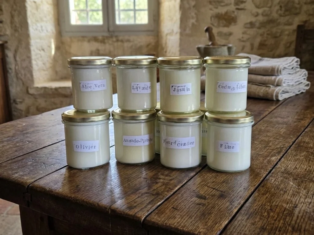 bougies vegetales et parfumees bocaux l atelier des cires