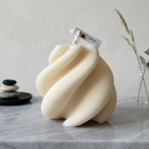 Accueil Bougie volute en cire d'olive XXL